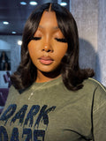 VIRGIN STRAIGHT BOB HD LACE FRONTAL WIG